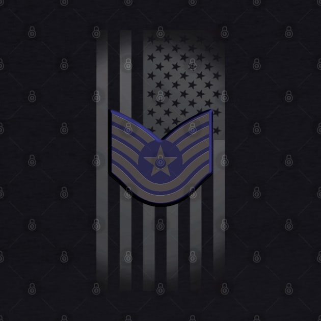 Air Force Chevron & Flag by 4nObjx